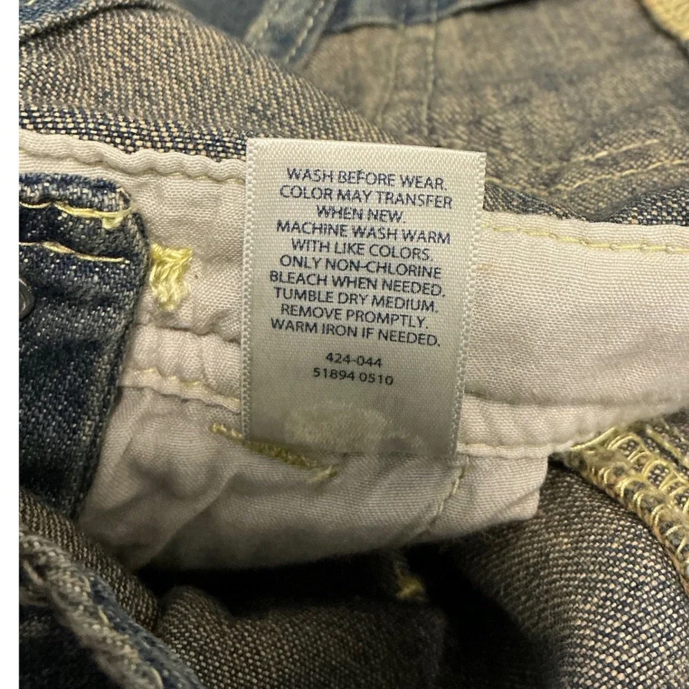 2000s OshKosh Bgosh Vestbak Denim Carpenter Overalls Blue 12‎ Months 424-044